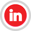 A red and white logo on a grey background.